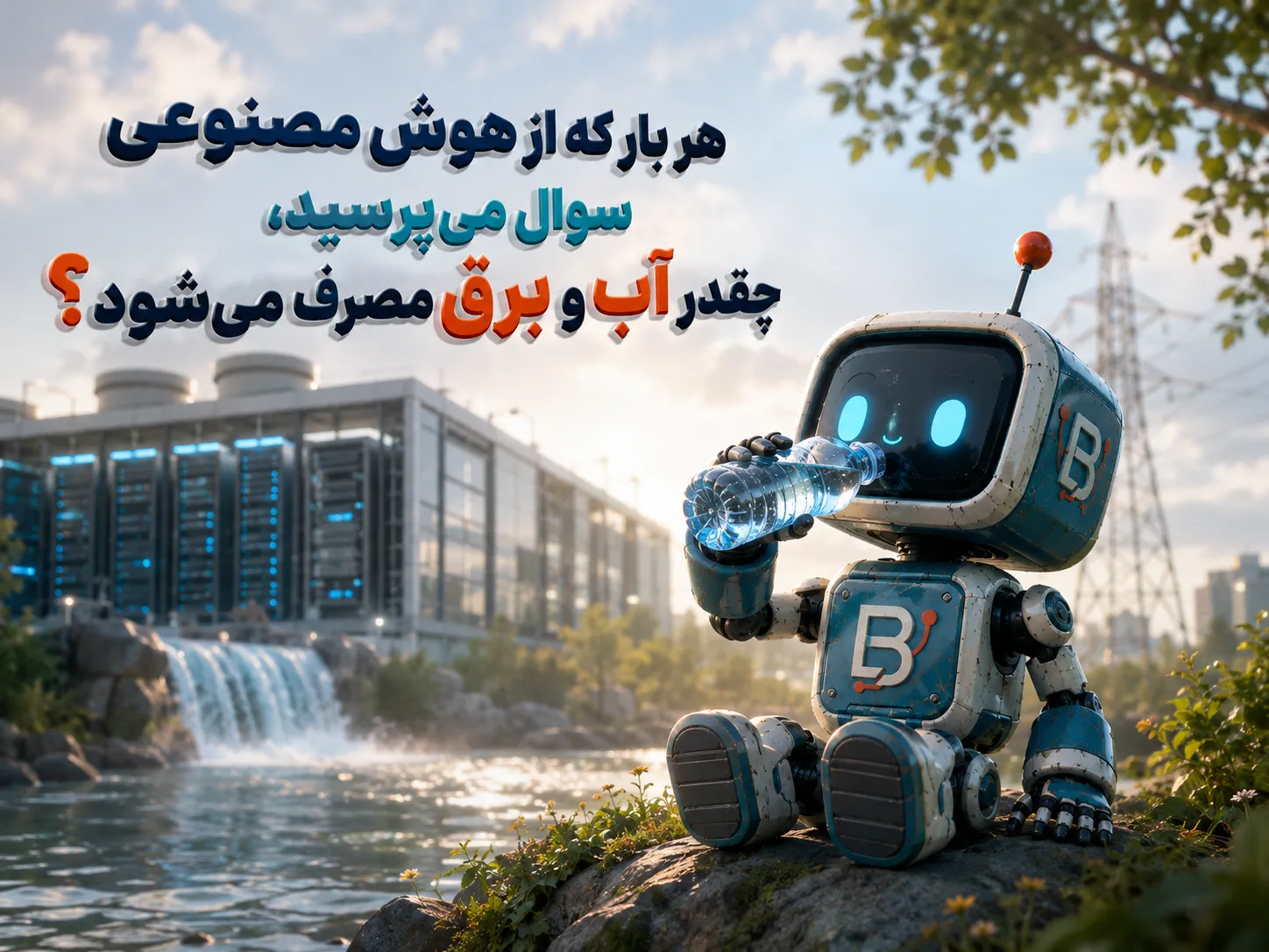 هر بار که از هوش مصنوعی سوال می‌پرسید، چقدر آب و برق مصرف می‌شود؟